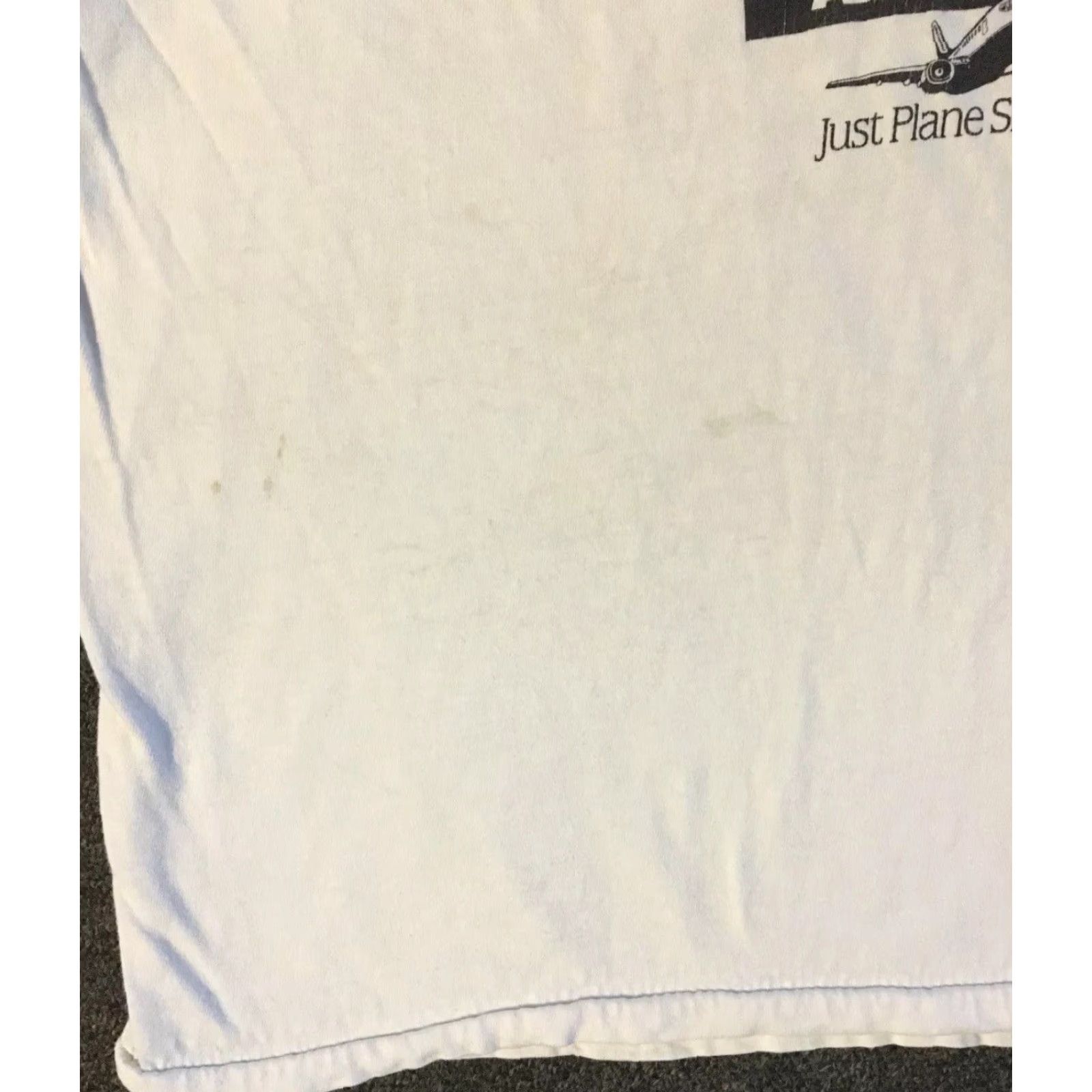Vintage VINTAGE AT&T Southwest Airlines Distressed Faded Shirt M White Graphic Tee 80s Grunge Planes Humor 90s Unsleeved? Size US M / EU 48-50 / 2 - 7 Thumbnail