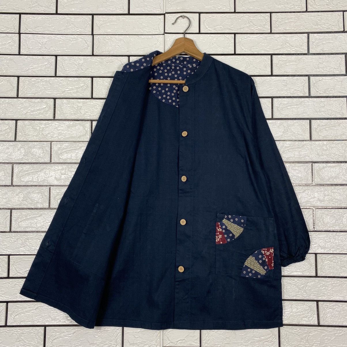 Japanese Brand 📌Vintage Indigo Kimono Japan Cardigan Jacket Issey Miyake Size US M / EU 48-50 / 2 - 12 Thumbnail