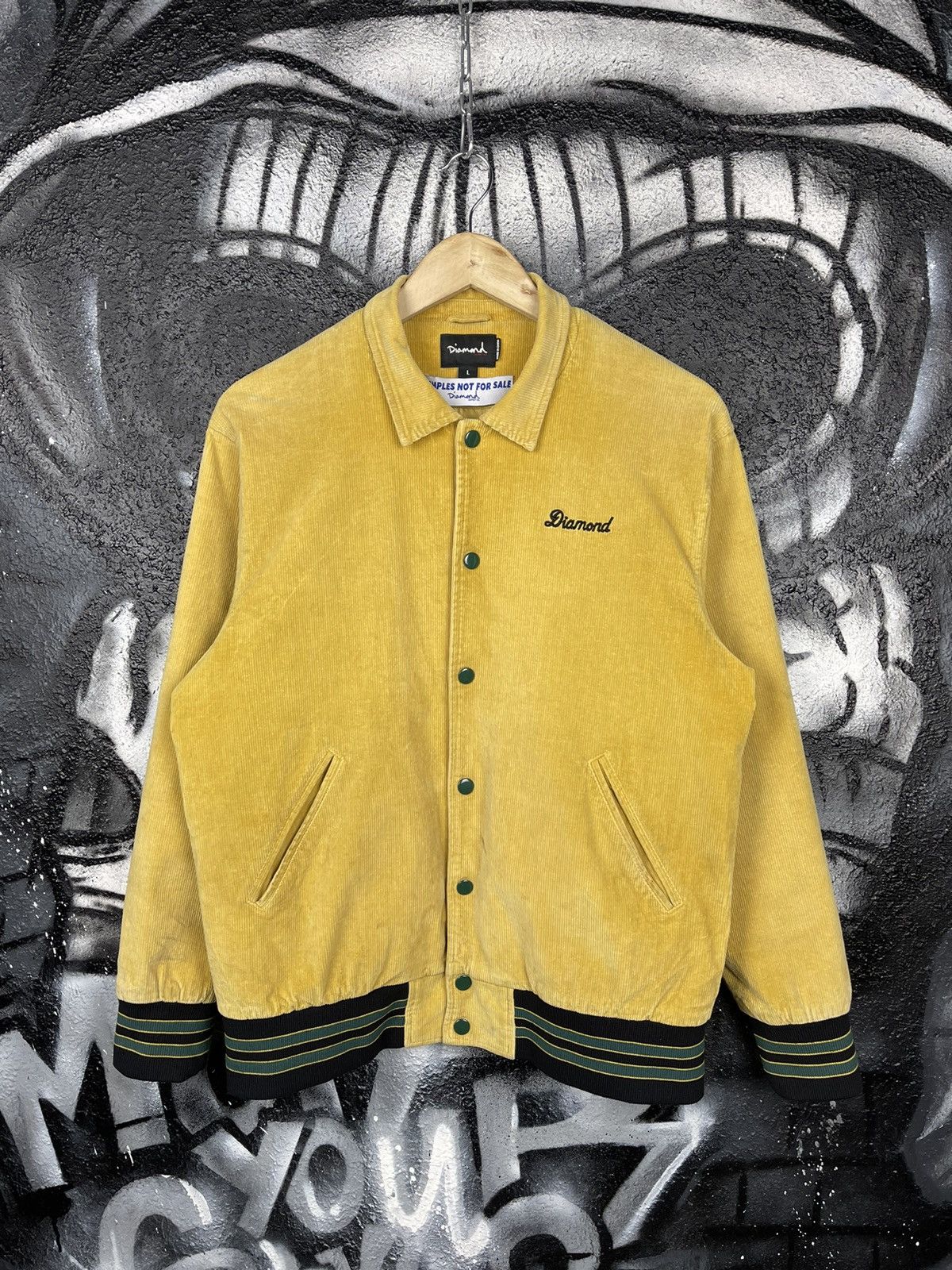 Diamond Supply Co. Diamond Supply Co. Corduroy Stadium Varsity Jacket Men’s L Size US L / EU 52-54 / 3 - 3 Thumbnail