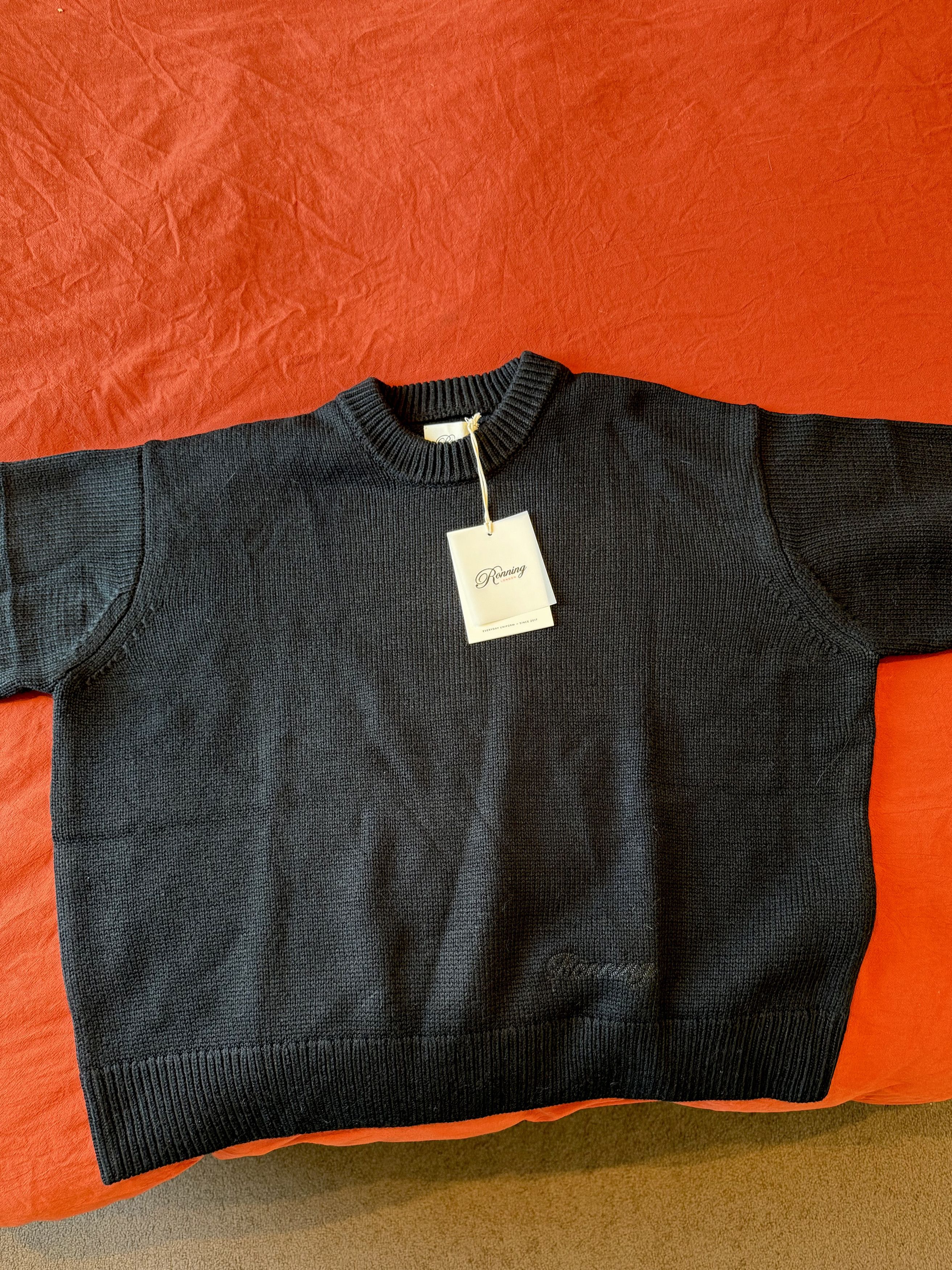 Ronning Ronning Men’s Black Knit Sweater Size US S / EU 44-46 / 1 - 2 Thumbnail