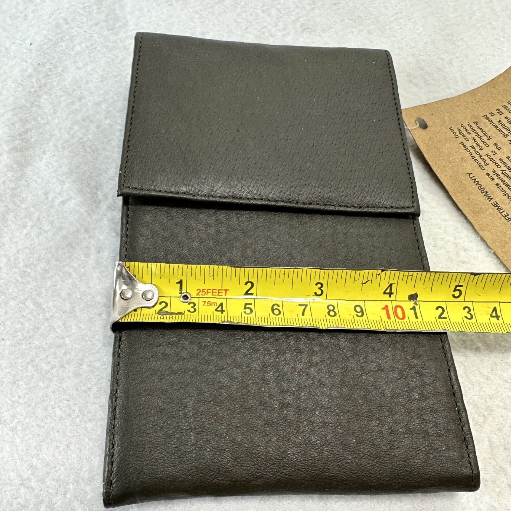 Vintage Doma Outback Wallet Trifold Grayish Brown Leather Unisex Adults 80s 90s Pockets Card Lightweight Business Casual Travel Workwear Size ONE SIZE - 8 Thumbnail