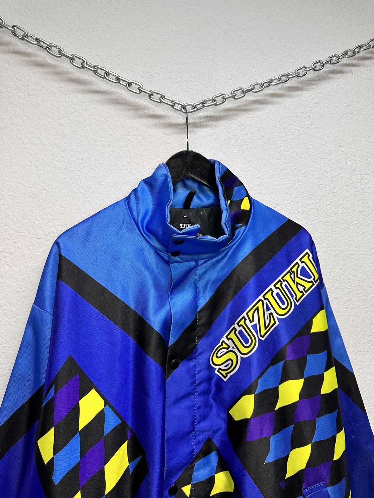 NASCAR Racing Jacket Moto Vodafone F1 Nascar Leather Red Bull Lucky Size US XL / EU 56 / 4 - 5 Thumbnail