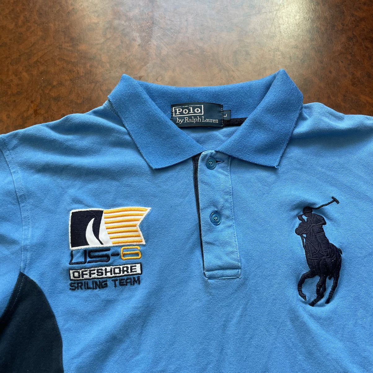 Polo Ralph Lauren × Vintage polo Ralph Lauren us 6 90s old tee shirt mercer chief keef Size US L / EU 52-54 / 3 - 2 Thumbnail