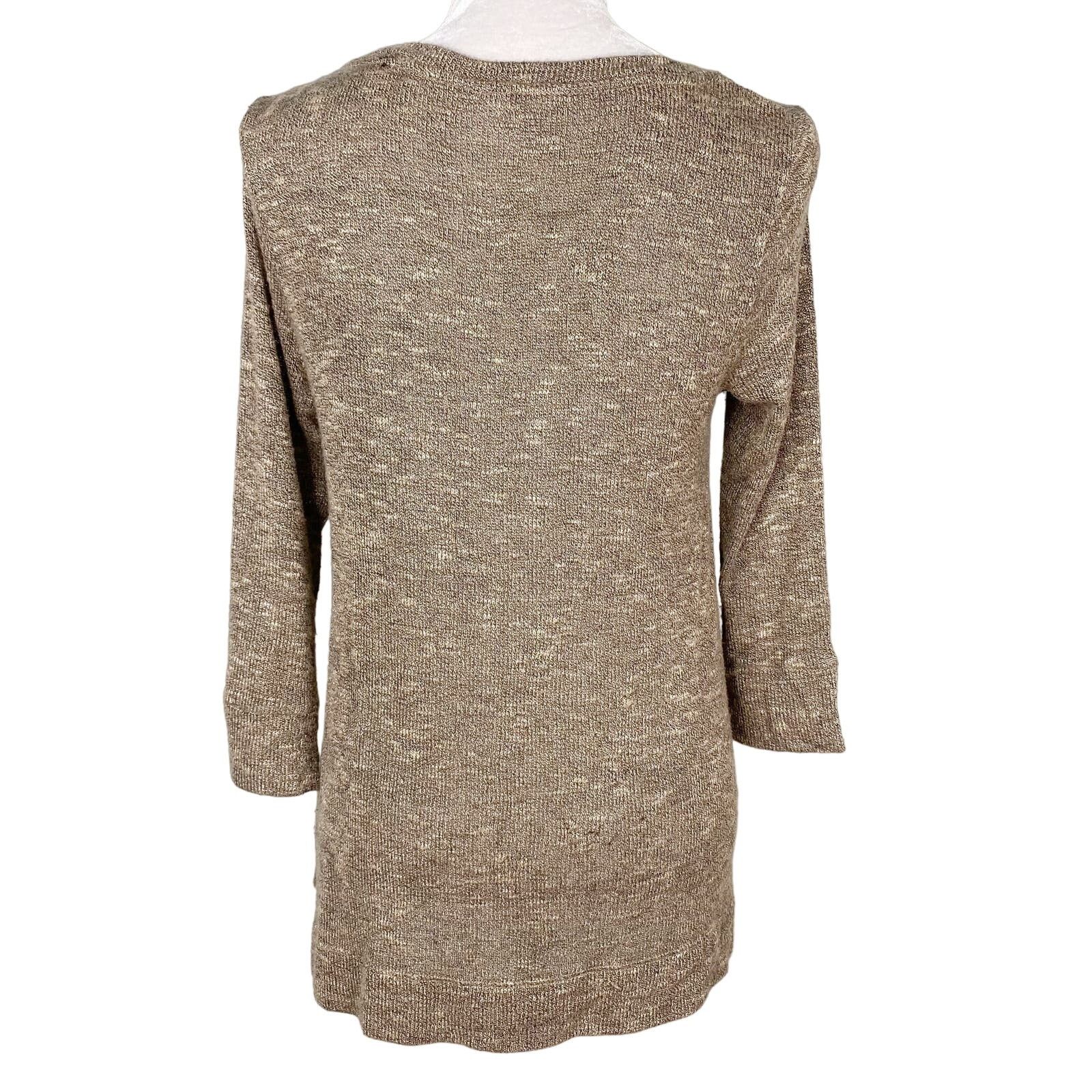 Other Soft Joie Sweater Small Boat Neck Beige Lightweight Size S / US 4 / IT 40 - 2 Thumbnail