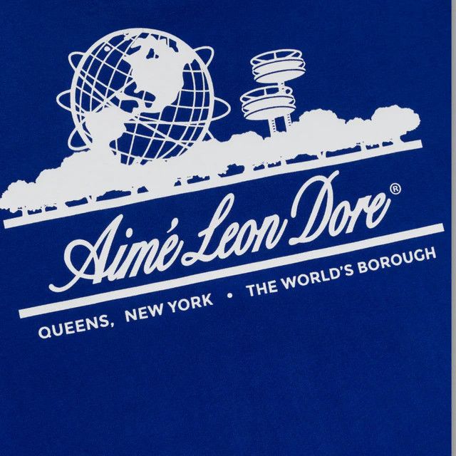 Aime Leon Dore o1mle0725 Unisphere Short-Sleeve Tee T-Shirt Bluing in Blue Size US XS / EU 42 / 0 - 3 Thumbnail