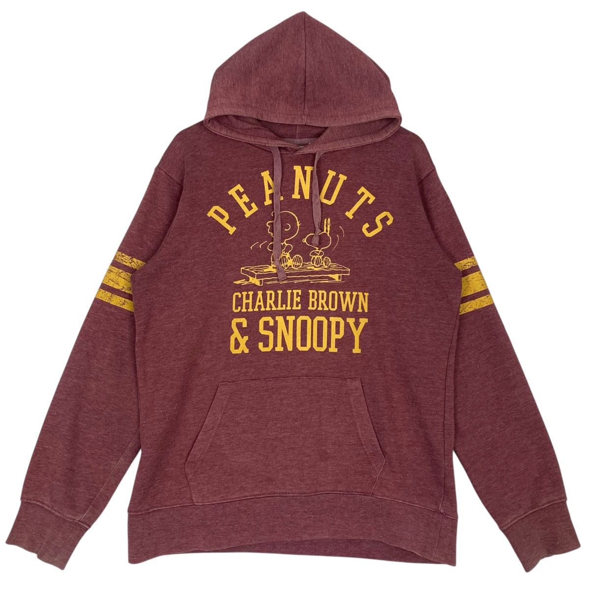 Other Vintage Peanuts Snoopy Printed Hoodies Red Pullover Size L Size US L / EU 52-54 / 3 - 1 Thumbnail