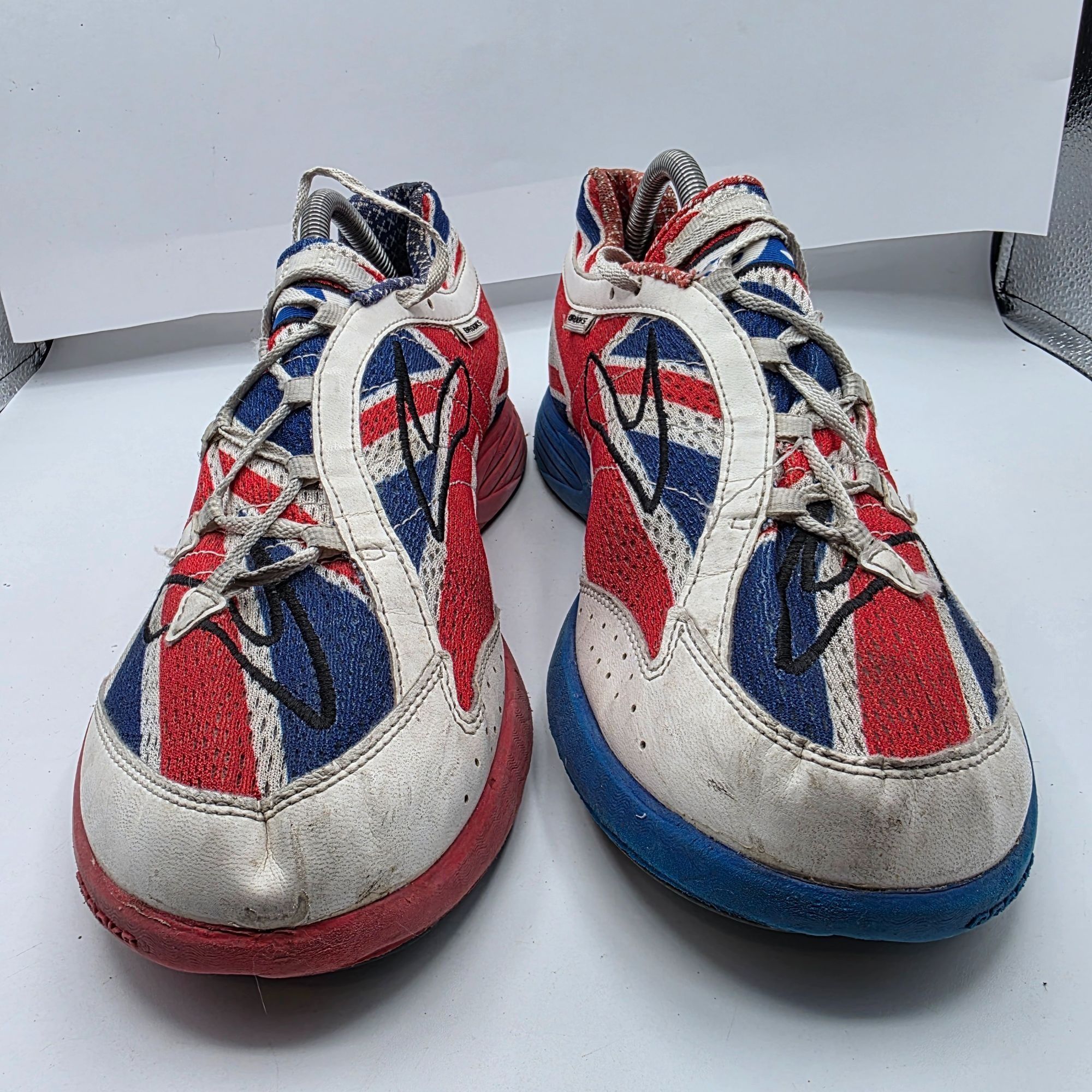Brooks Brooks Green Silence Union Jack Mens Size 11 Athletic Shoes Size US 11 / EU 44 - 2 Thumbnail