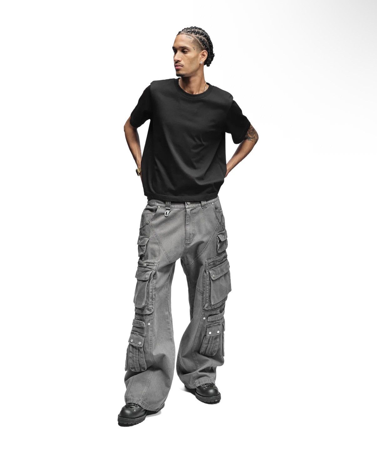 Other W9 Cargo Pants - Grey - Blacktailor - Size 30 Size US 30 / EU 46 - 9 Thumbnail