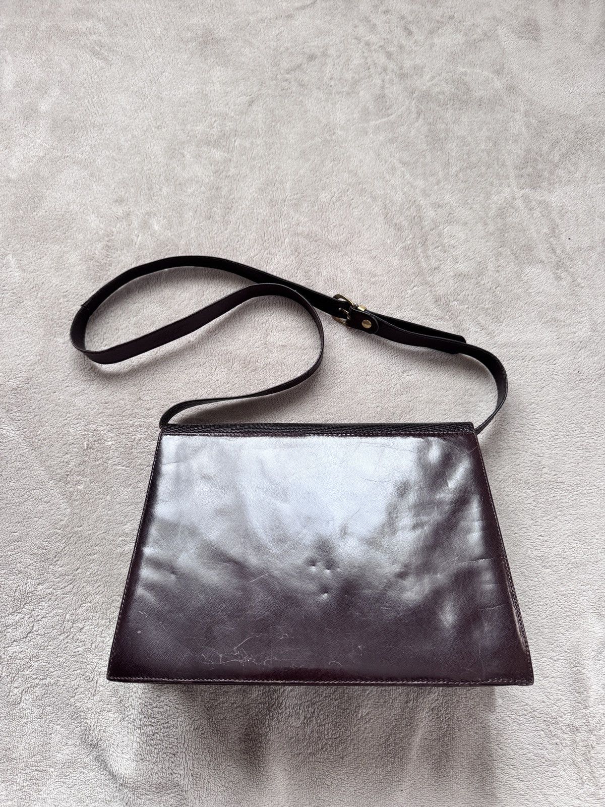 Pierre Balmain Vintage Pierre Balmain Leather Bag, circa 1960s Size ONE SIZE - 6 Thumbnail