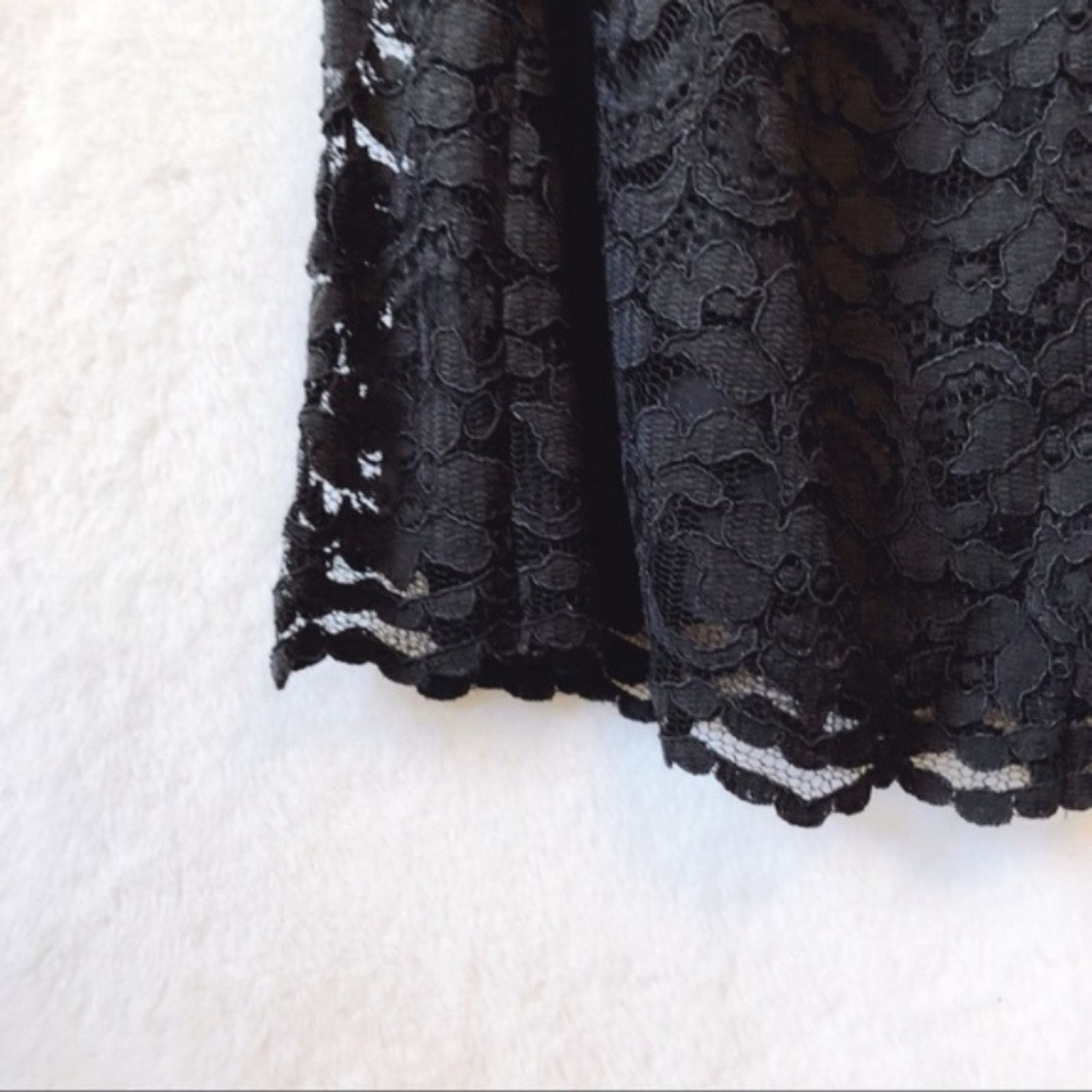 Other David’s Bridal Black Halter Top Laced Short Dress Size S / US 4 / IT 40 - 3 Thumbnail