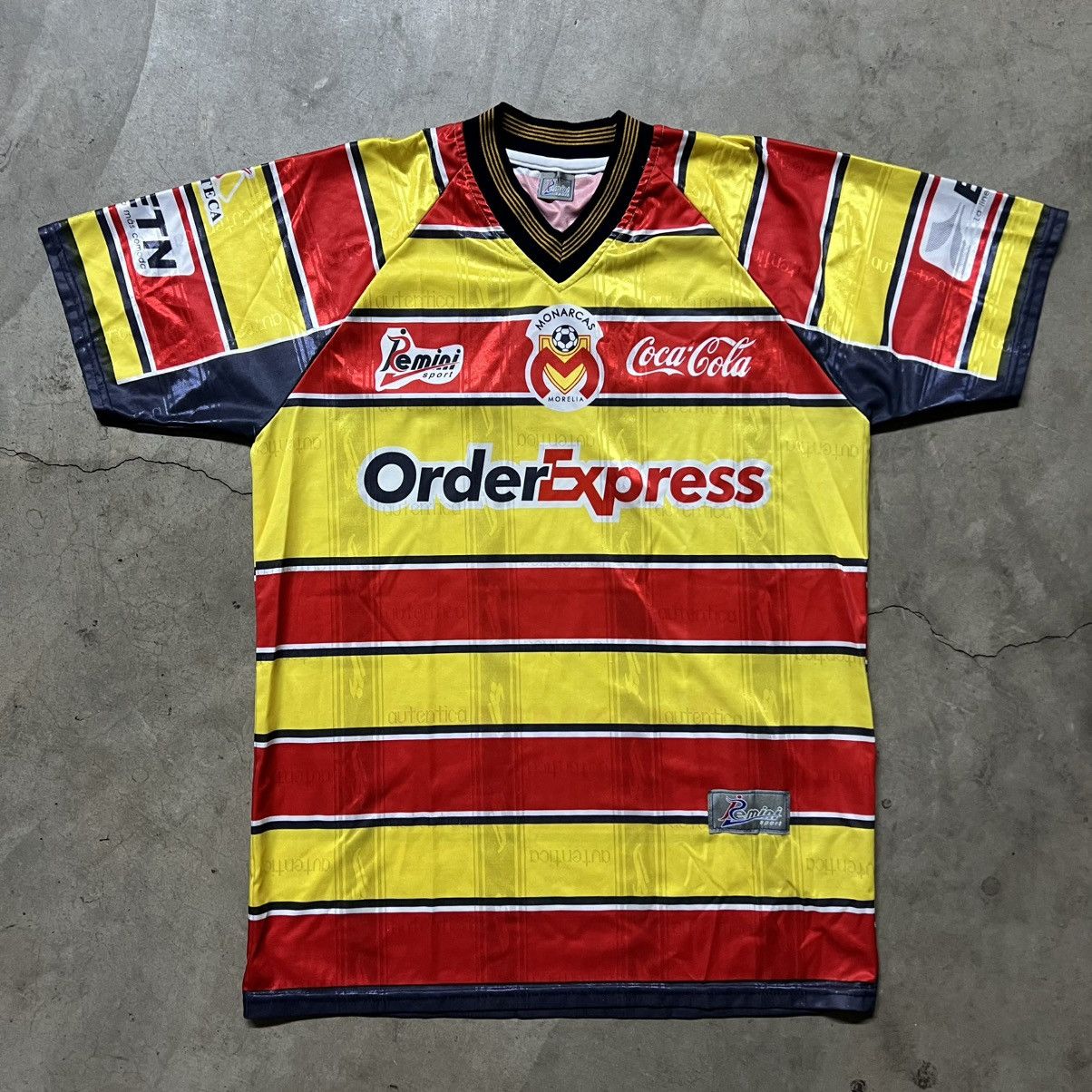 Vintage Vintage 90’s Monarcas Morelia Remini Sport Soccer Jersey Size US XL / EU 56 / 4 - 3 Thumbnail