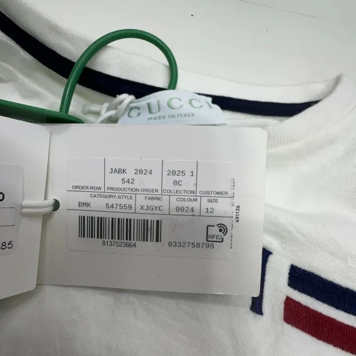 Gucci Gucci Gucci Kids Short Sleeve Logo T-Shirt -2506 Size US M / EU 48-50 / 2 - 4 Thumbnail