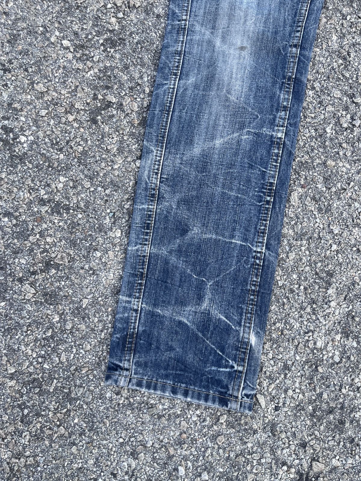 If Six Was Nine Superubis Valeta Blue Honeycomb Jean Size US 30 / EU 46 - 2 Thumbnail