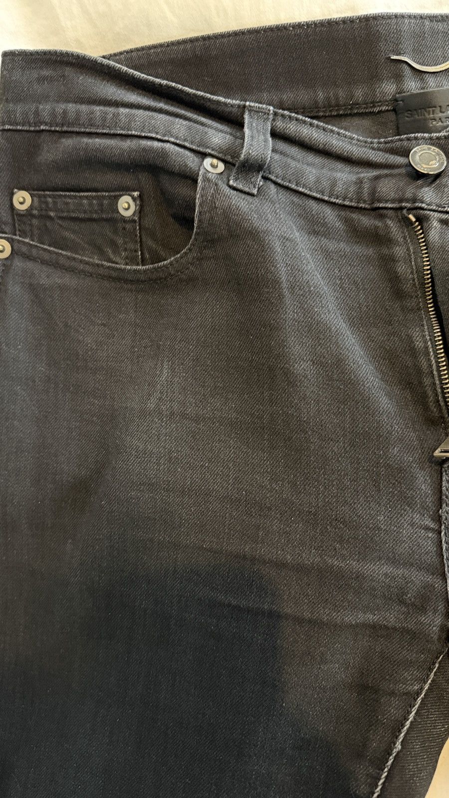 Saint Laurent Paris Saint laurent denim straight/ skinny Size US 31 - 4 Thumbnail