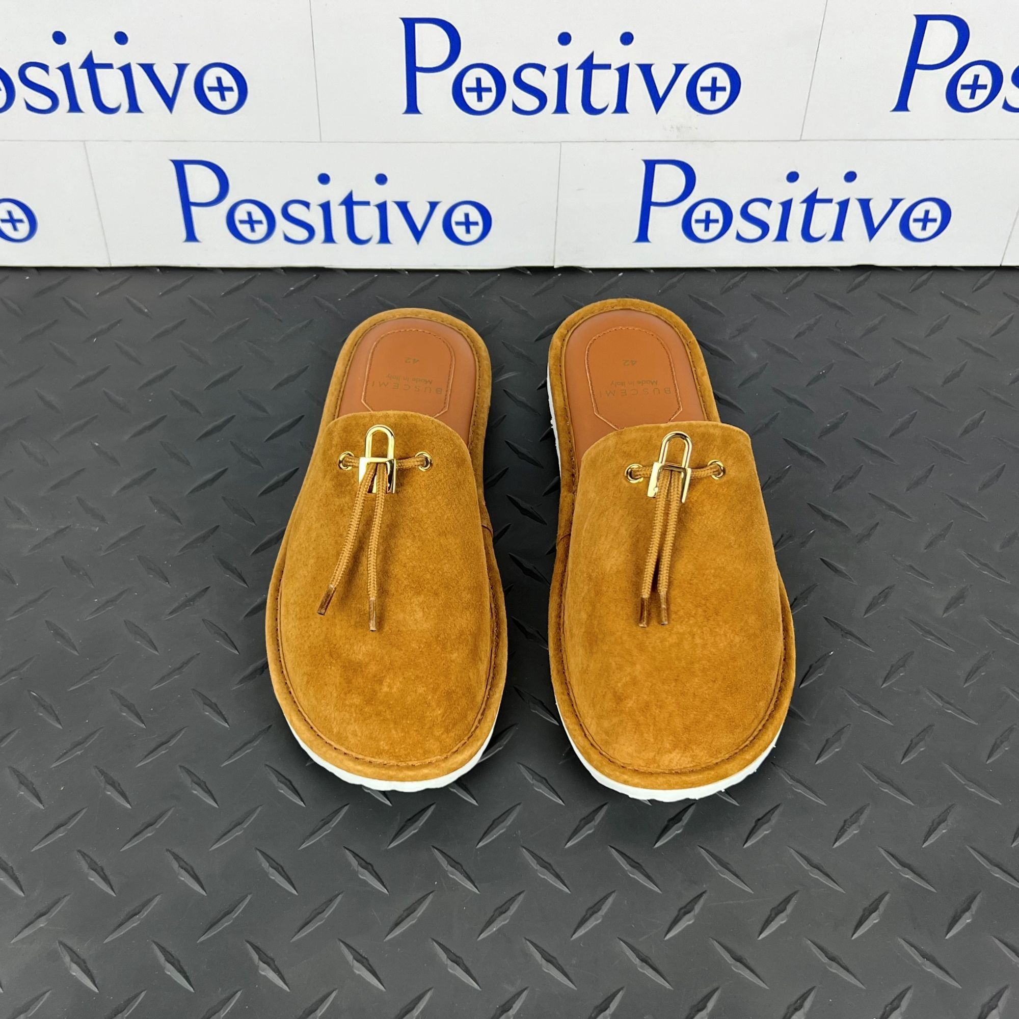 Buscemi Buscemi Greenwich Cuoio Leather Slippers US 8 EU 41 Size US 8 / EU 41 - 3 Thumbnail