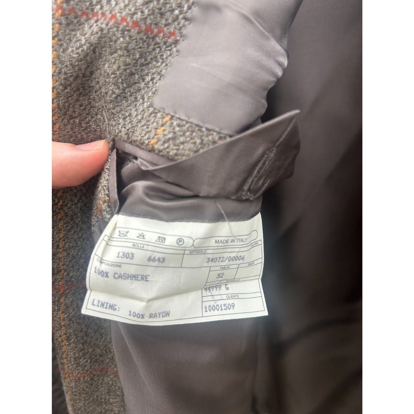 Isaia Gianluca Isaia 100% Cashmere Blazer Napoli Size 52 Size 52R - 7 Thumbnail