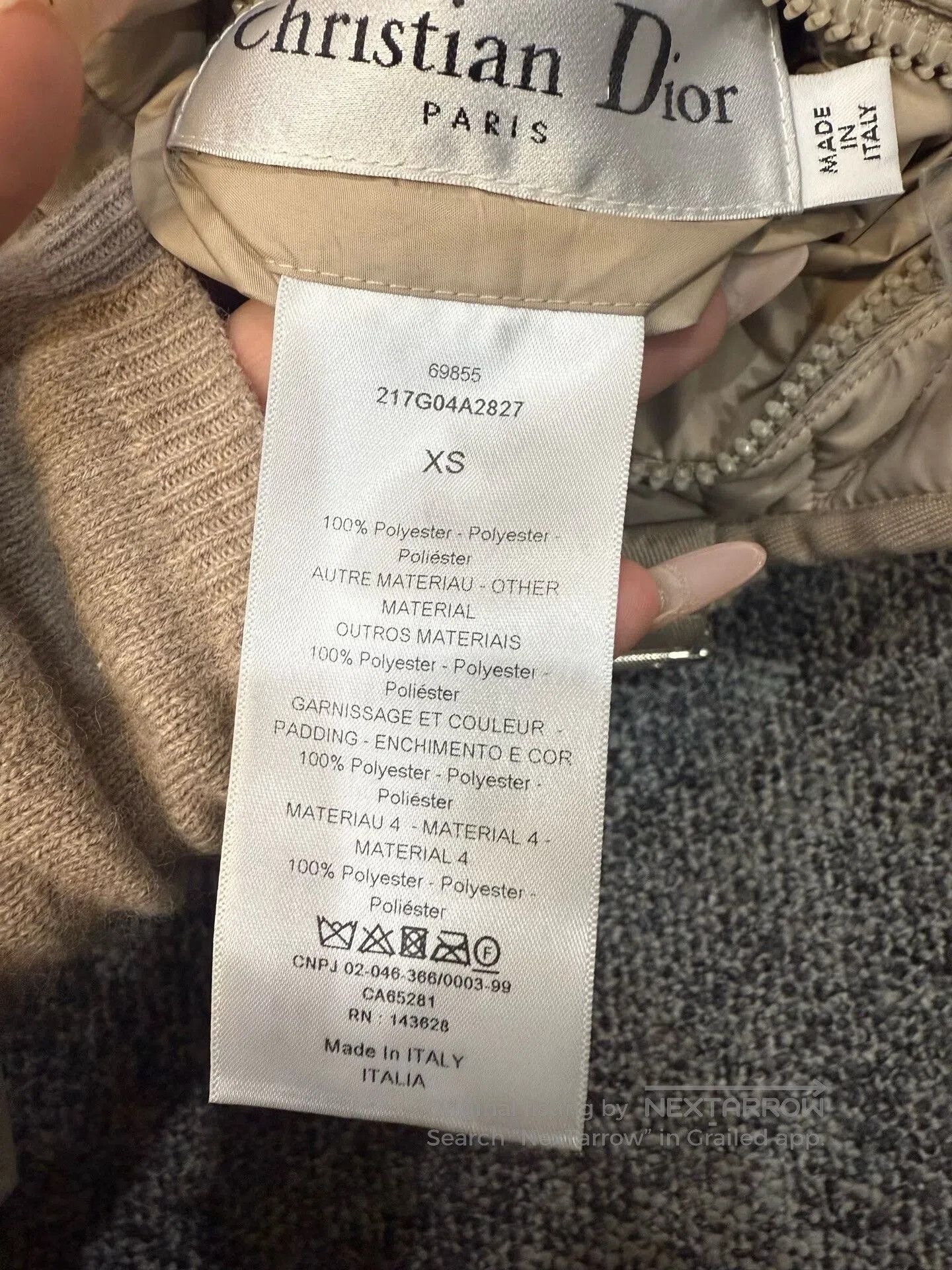 Dior Dior Beige Sleeveless Vest XS. Size XS / US 0-2 / IT 36-38 - 4 Thumbnail