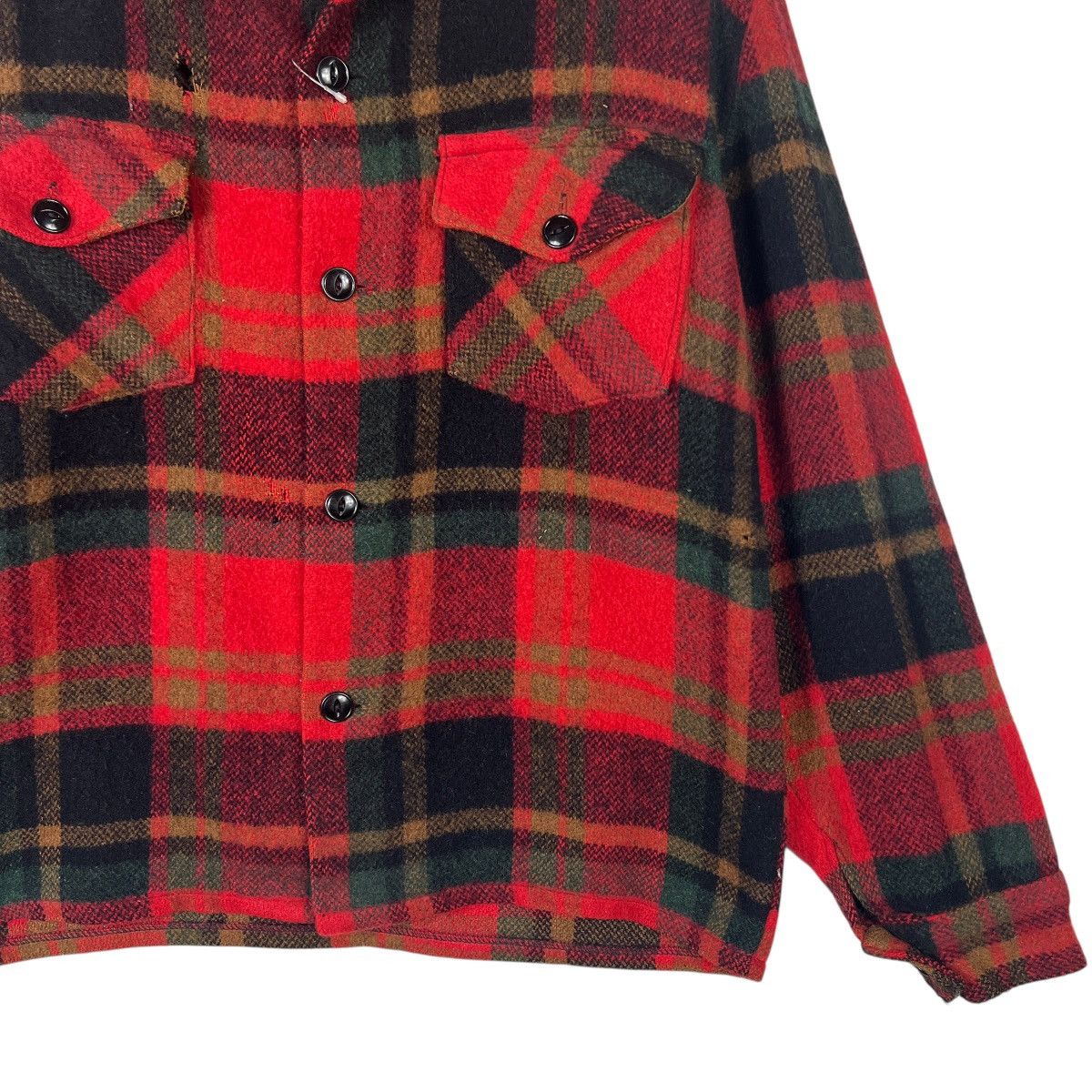 Vintage 50s Vintage wool plaid cpo shirt Jacket Size US M / EU 48-50 / 2 - 5 Thumbnail