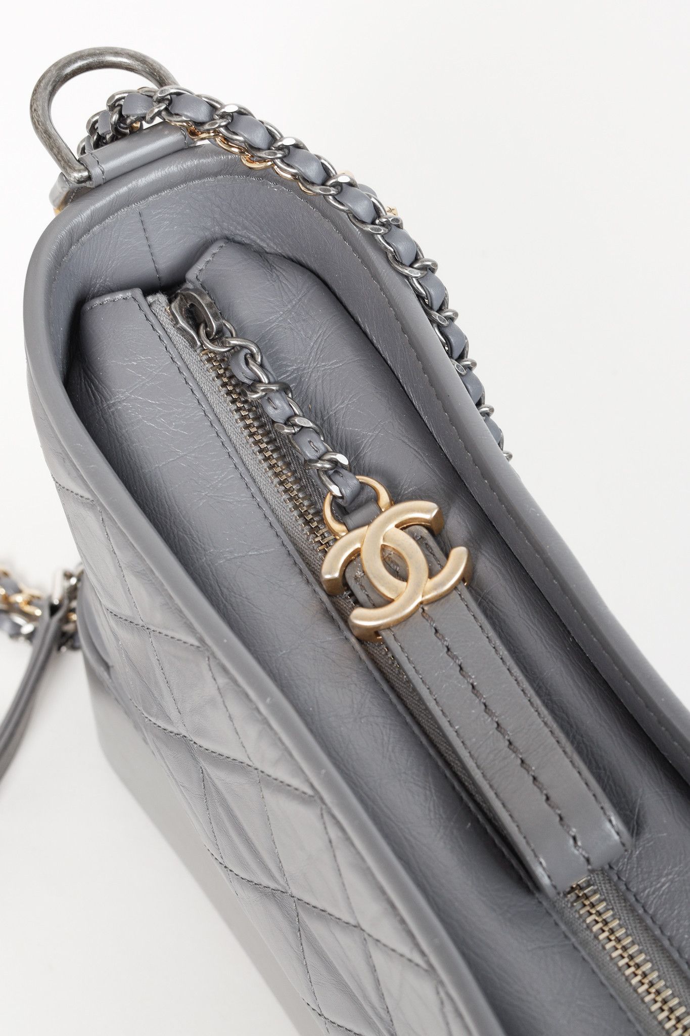 Chanel Chanel Gabrielle Quilted Hobo Aged Calfskin Shoulder Bag Size ONE SIZE - 9 Thumbnail