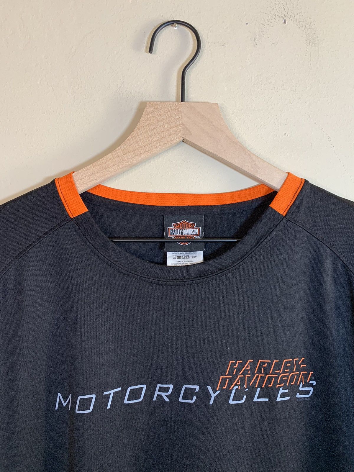 Harley Davidson × Vintage *RARE* Vintage Harley Davidson Jersey Athletic Biker T-Shirt Size US XXL / EU 58 / 5 - 5 Thumbnail
