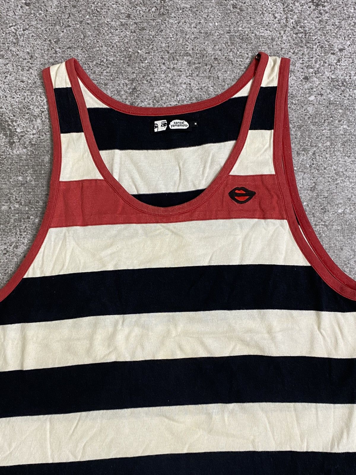 Kansai Yamamoto Vintage Kansai Yamamoto Tanktop Size US M / EU 48-50 / 2 - 2 Thumbnail