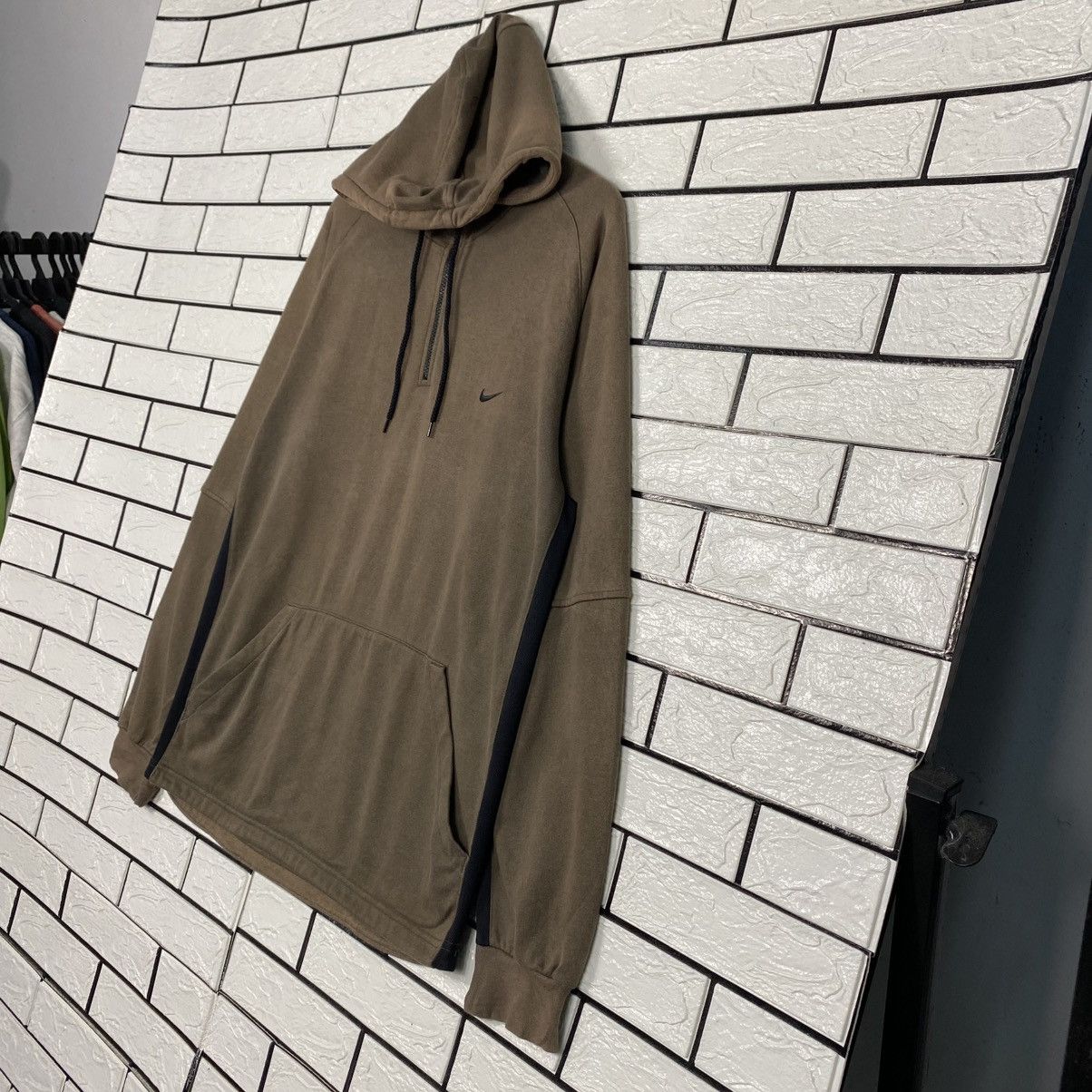 Nike Anorak Half Zipper Sweater Collar Nike Small Pony Size US L / EU 52-54 / 3 - 3 Thumbnail