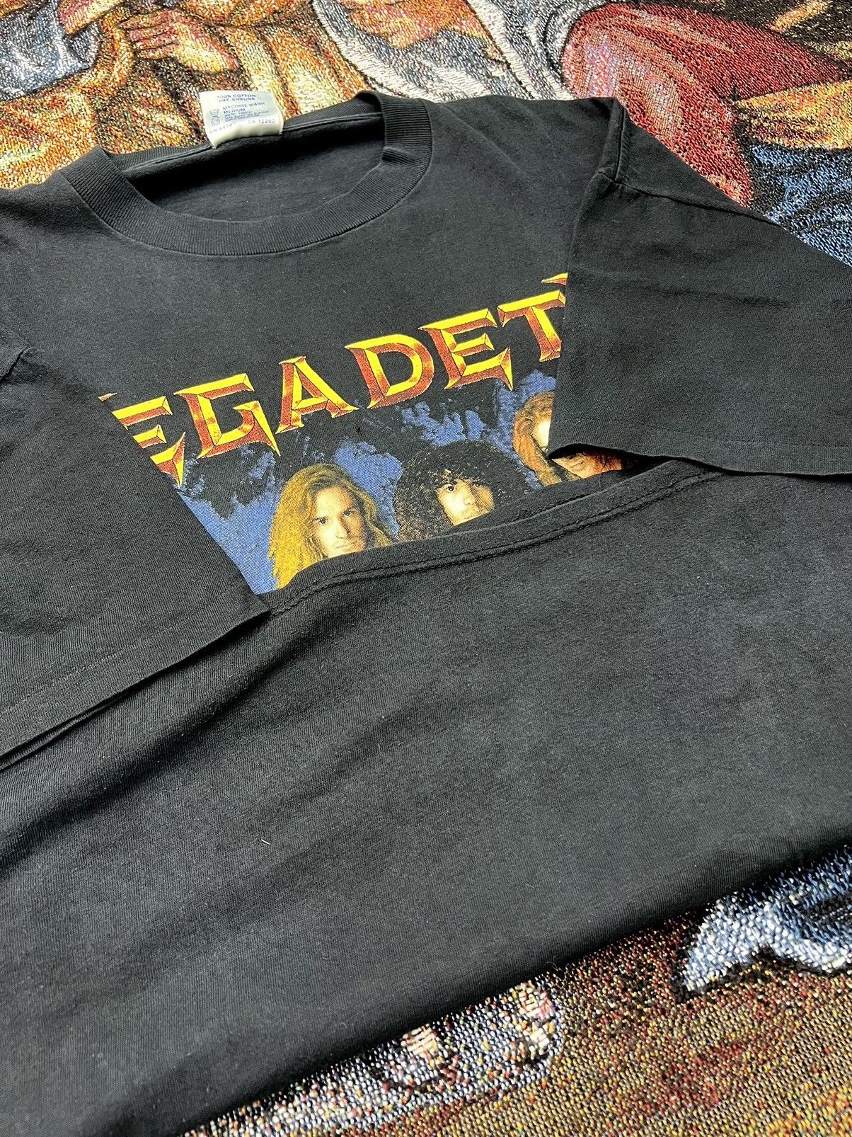 Band Tees Megadeth Anarchy Vintage Tee Size US XL / EU 56 / 4 - 7 Thumbnail