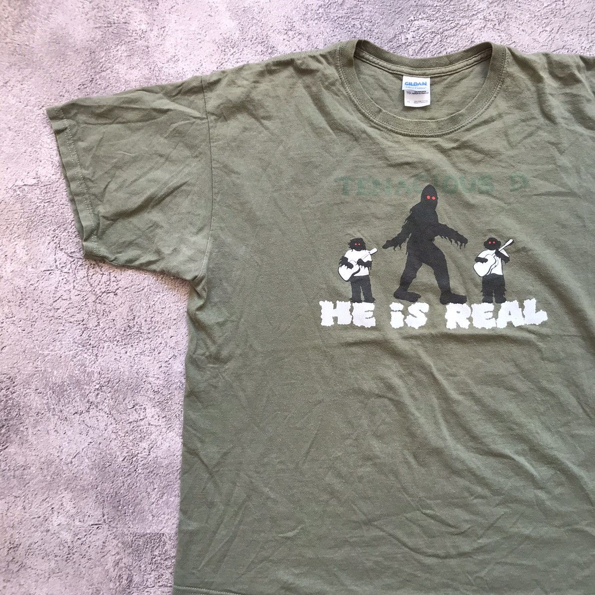 Vintage Vintage Y2K Graphic Tee He Is Real Horror Skate Grunge XL Size US XL / EU 56 / 4 - 2 Thumbnail
