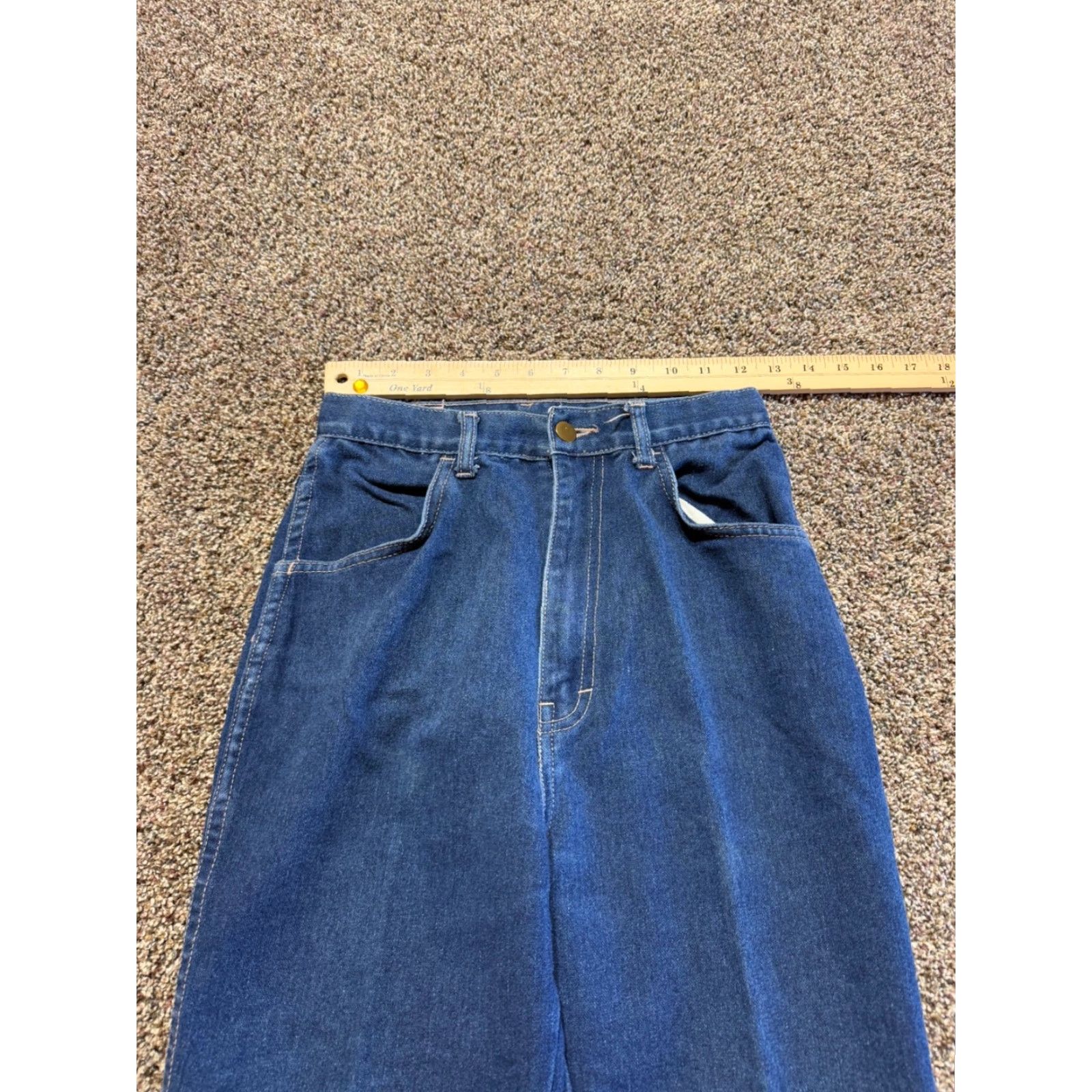Express VINTAGE Express Jeans Women Size 7 8 Blue Denim 25X29 Lot OF 2 Size 32" / US 10 / IT 46 - 6 Thumbnail