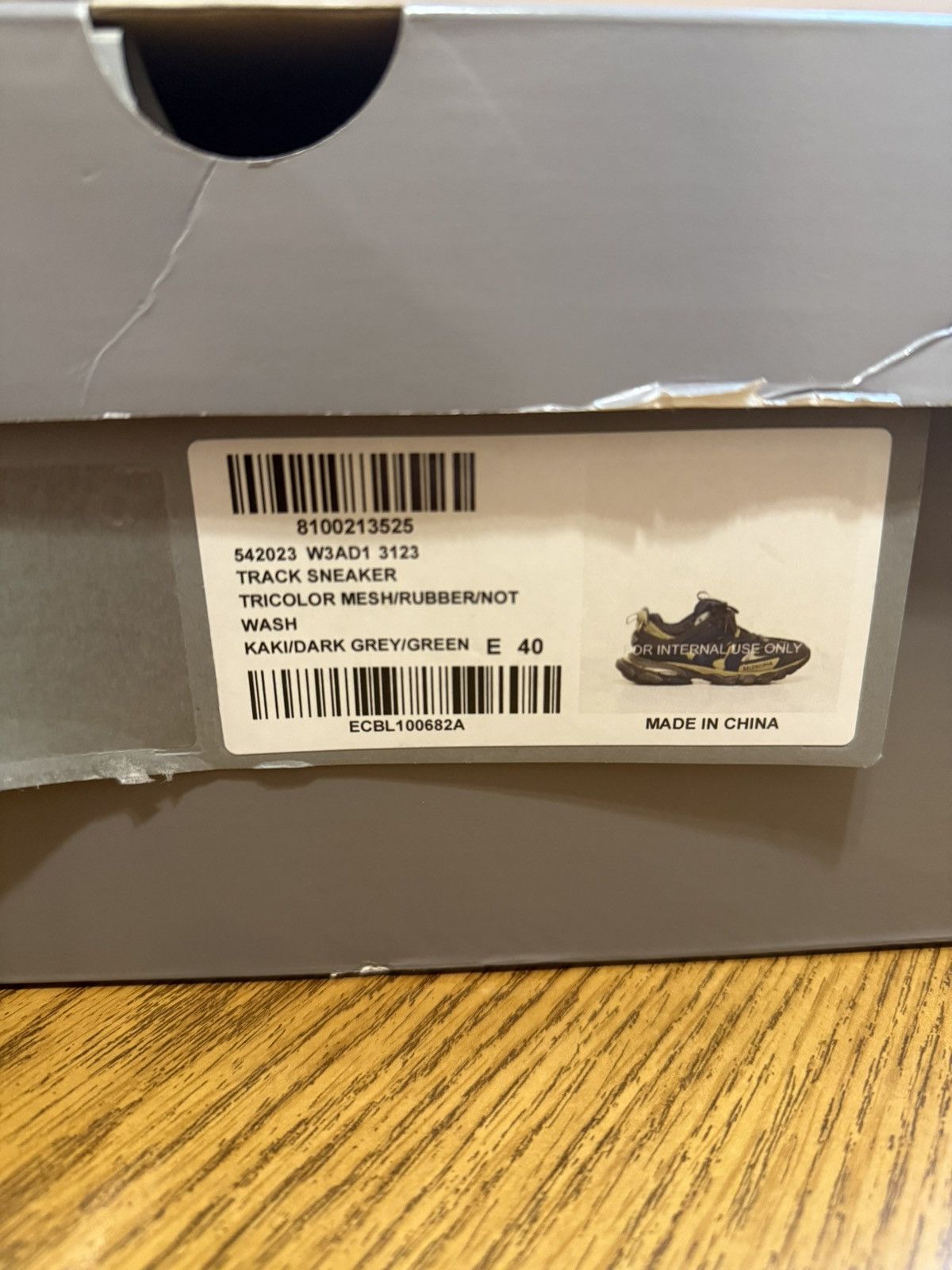 Balenciaga Balenciaga Track Sneaker (Green/Navy) Size US 7 / EU 40 - 9 Thumbnail