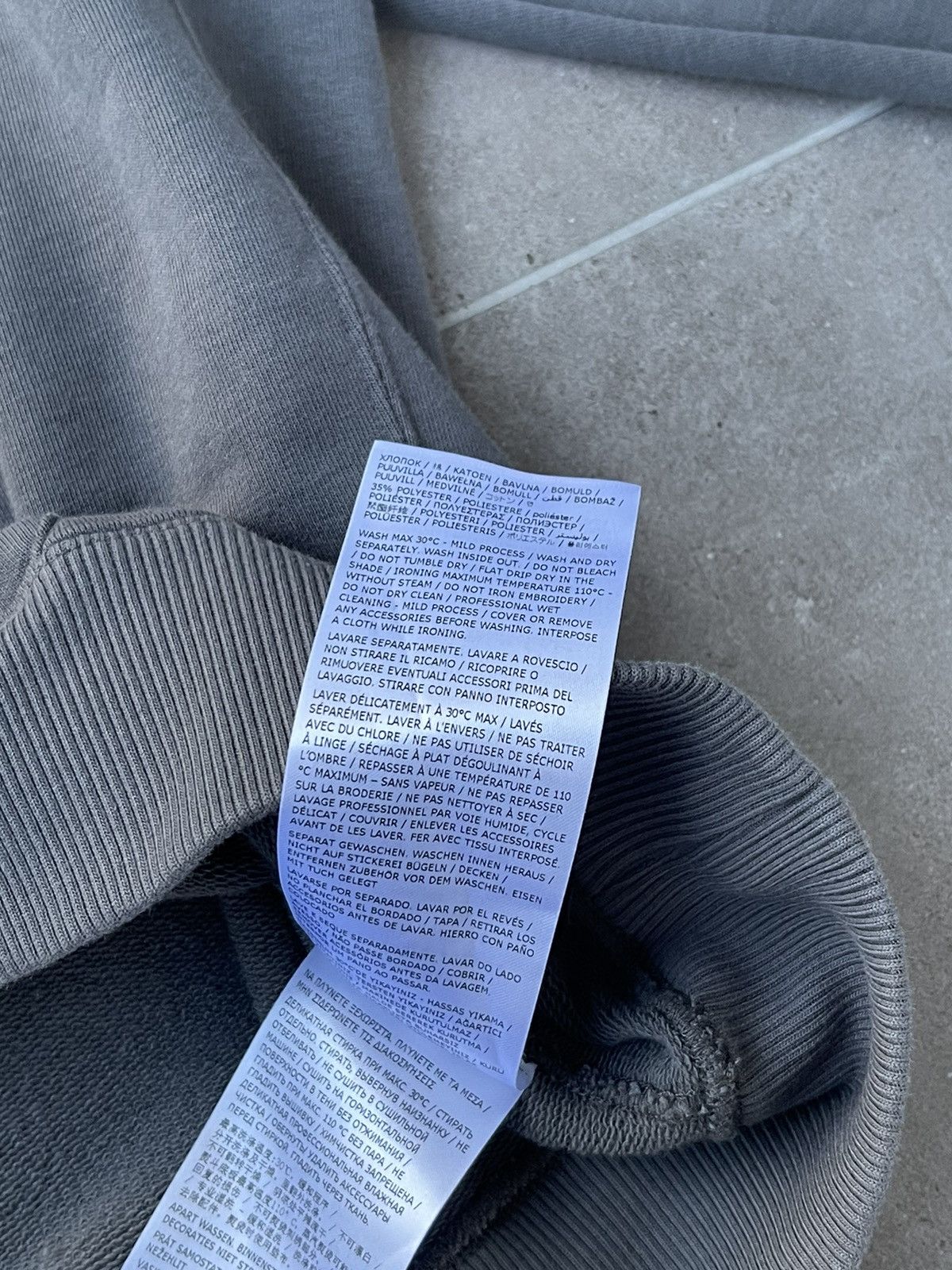 Maison Margiela !DS! SS23 Maison Margiela Logo Gray Oversized Hoodie Size XL / US 12-14 / IT 48-50 - 21 Thumbnail