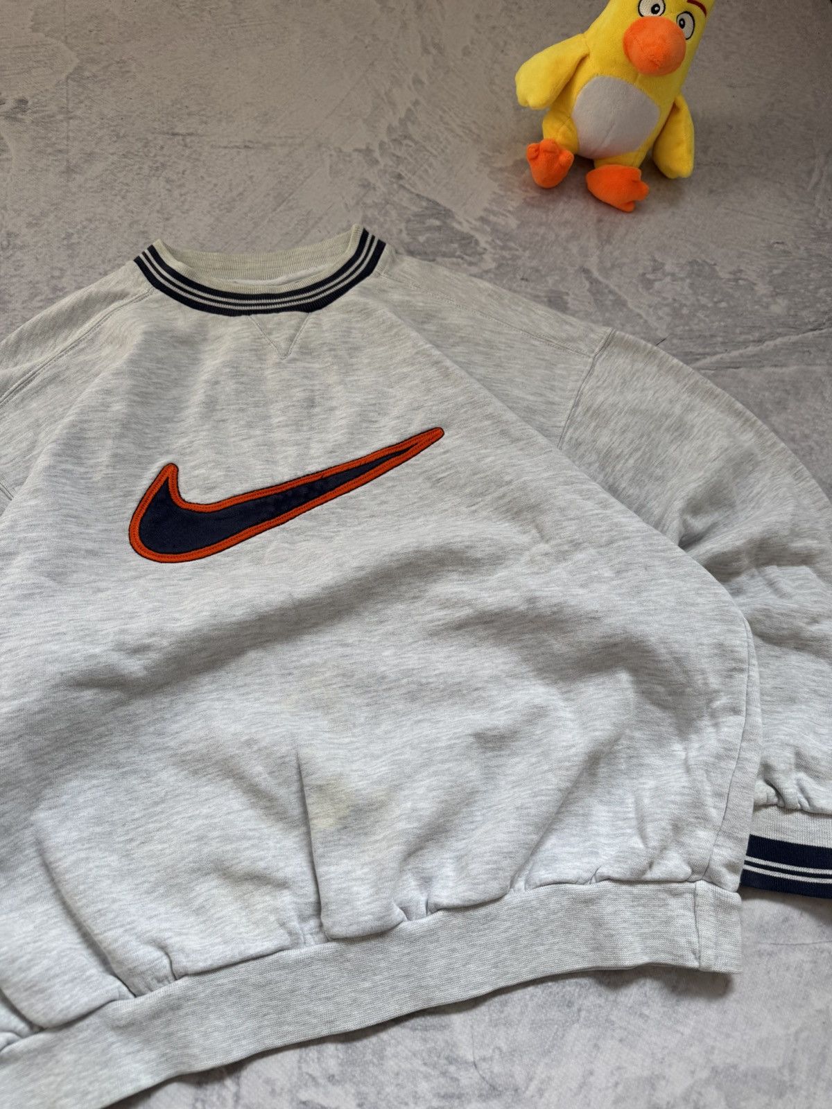 Nike × Vintage NIKE USA VINTAGE 00s OVERSIZE BAGGY SWEATSHIRT CENTER LOGO Size US M / EU 48-50 / 2 - 3 Thumbnail