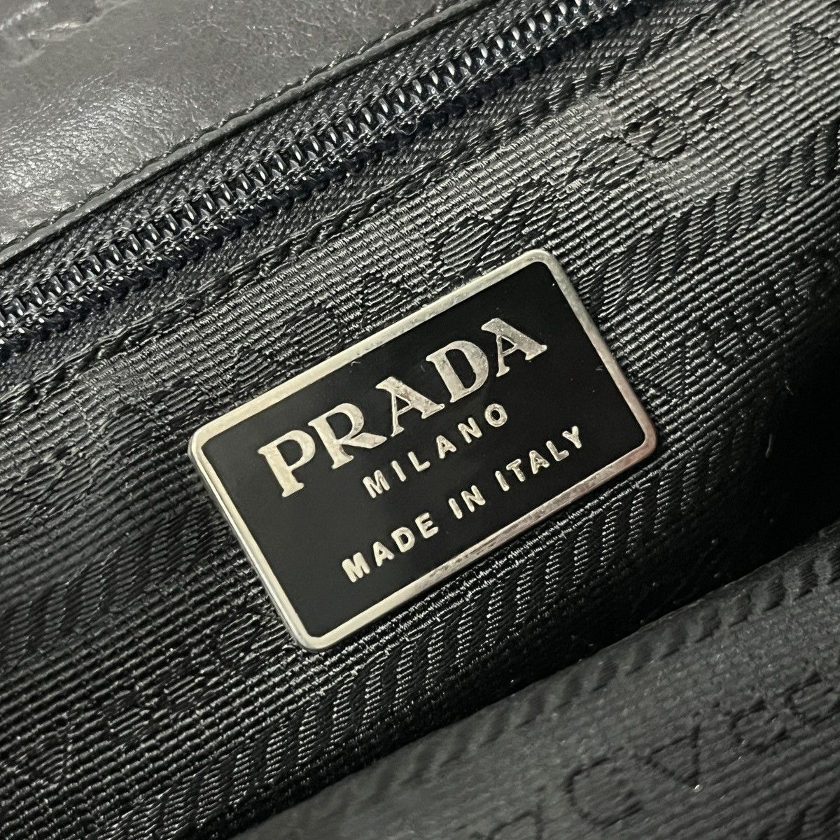 Prada Vintage Prada Nappa Leather Hand-Bag Size ONE SIZE - 4 Thumbnail