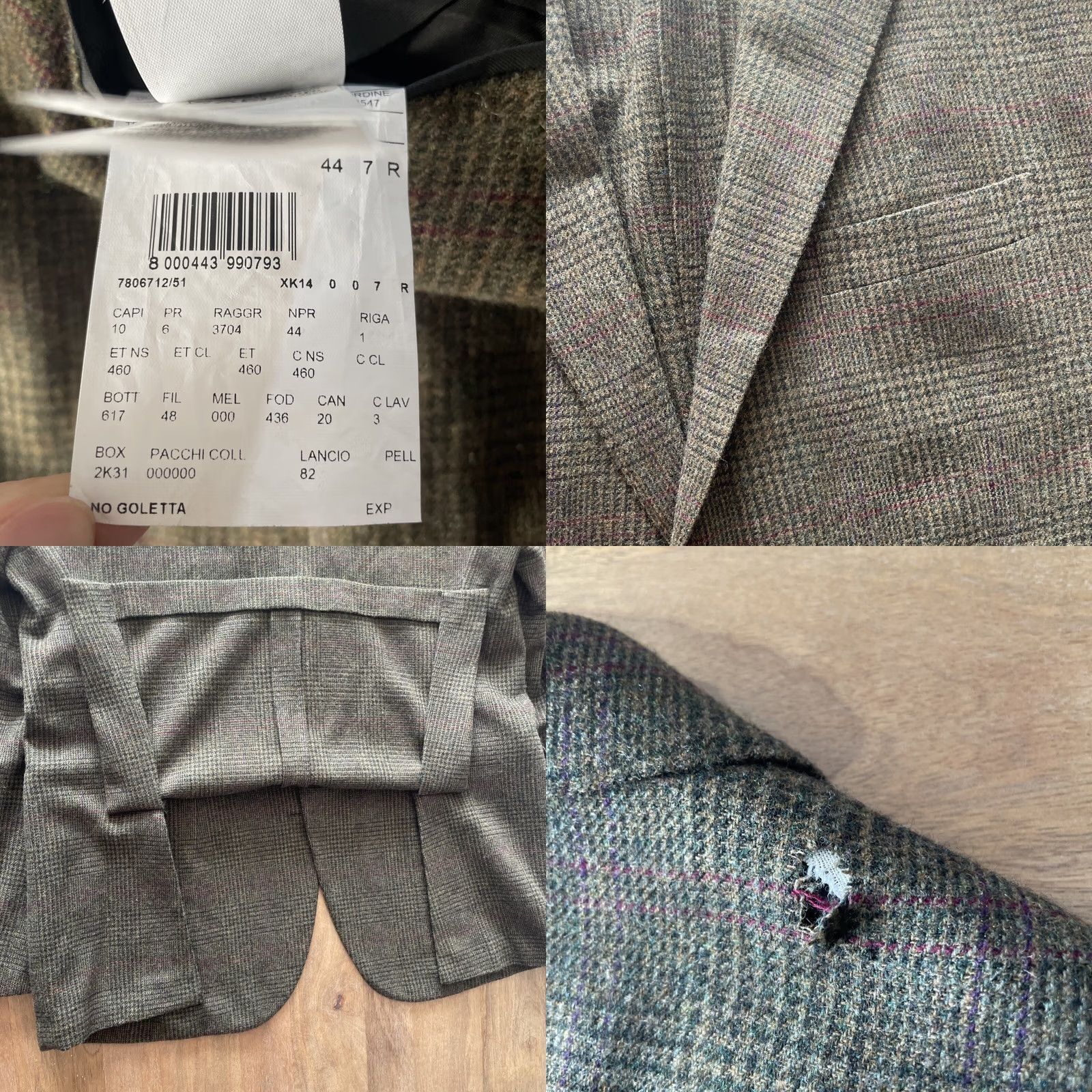 Ralph Lauren Ralph Lauren Blazer Men 44R Slim Tweed Plaid Double-Vented Notch Lapel Green Lambswool Jacket Blazer Shirt Coat Suit Jacket Vintage? (No) Size US XXL / EU 58 / 5 - 8 Thumbnail