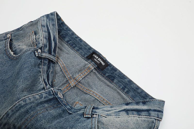 Jean American high street style washed flared jeans for men Size US 32 / EU 48 - 4 Thumbnail