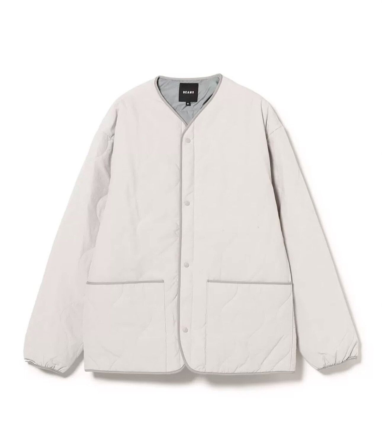 Beams Japan BEAMS Collarless Down Military Jacket Size US L / EU 52-54 / 3 - 1 Thumbnail