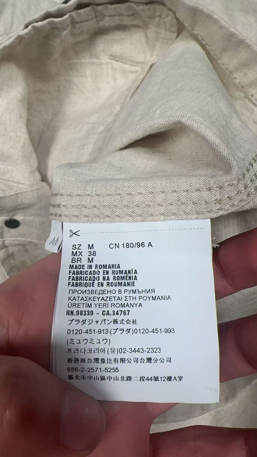 Prada Prada Make old ready-made Size US M / EU 48-50 / 2 - 5 Thumbnail