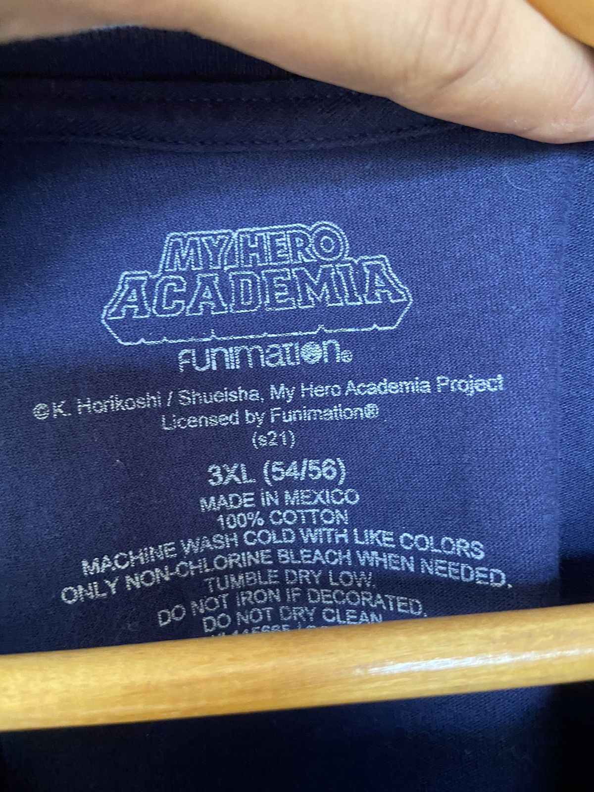 Anime Vintage My Hero Academia t shirt Size US XXL / EU 58 / 5 - 7 Thumbnail