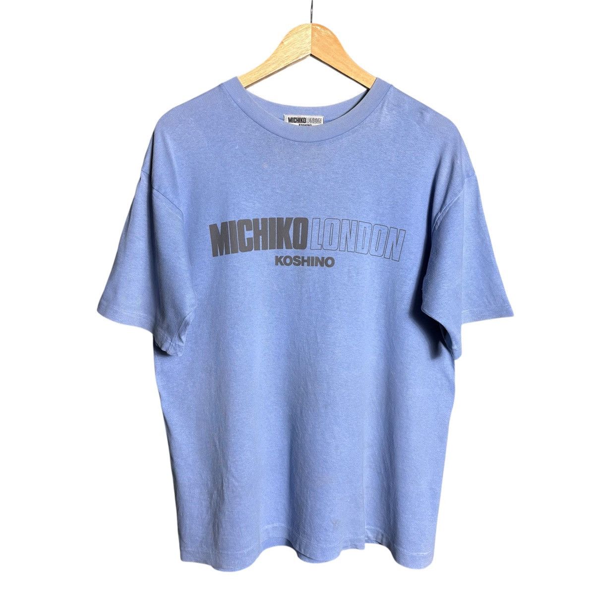 Michiko Koshino London Vintage 90s Michiko Koshino London Single Stitch T-Shirt Size US L / EU 52-54 / 3 - 1 Thumbnail