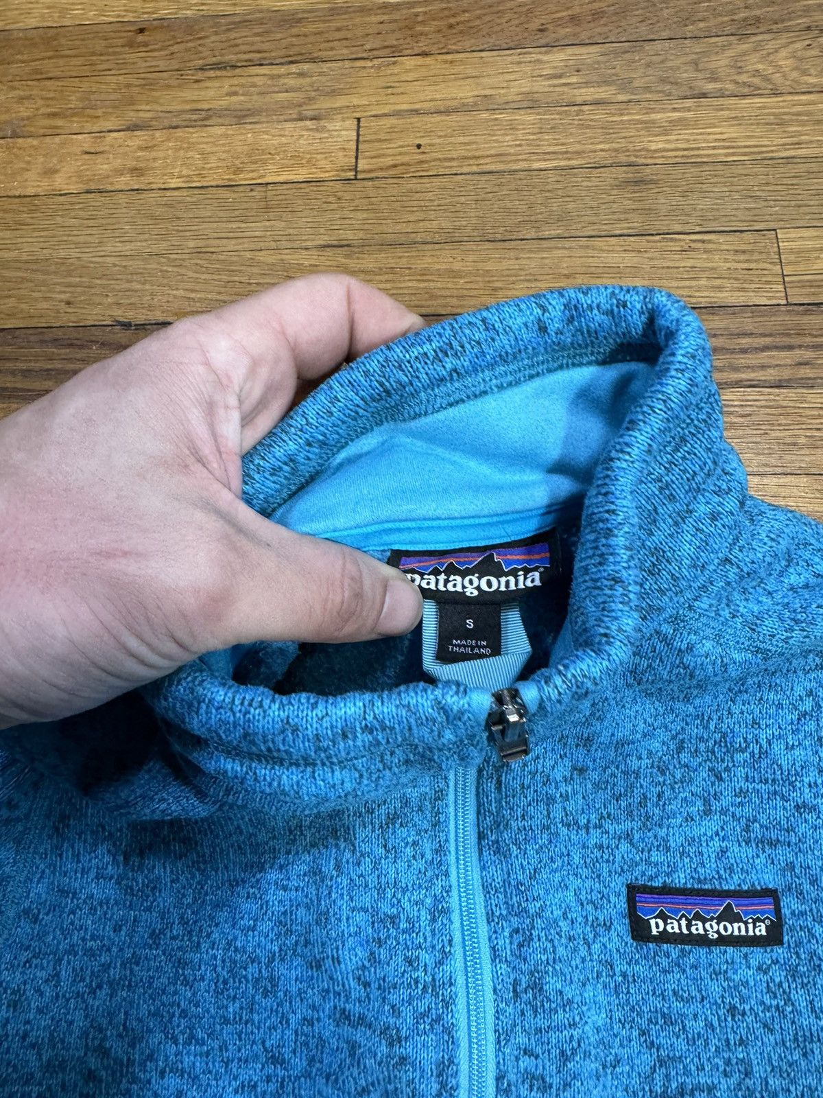 Patagonia Patagonia Jacket Womens Sz Small Aqua Blue 1/4 Zip Pullover Size S / US 4 / IT 40 - 3 Thumbnail