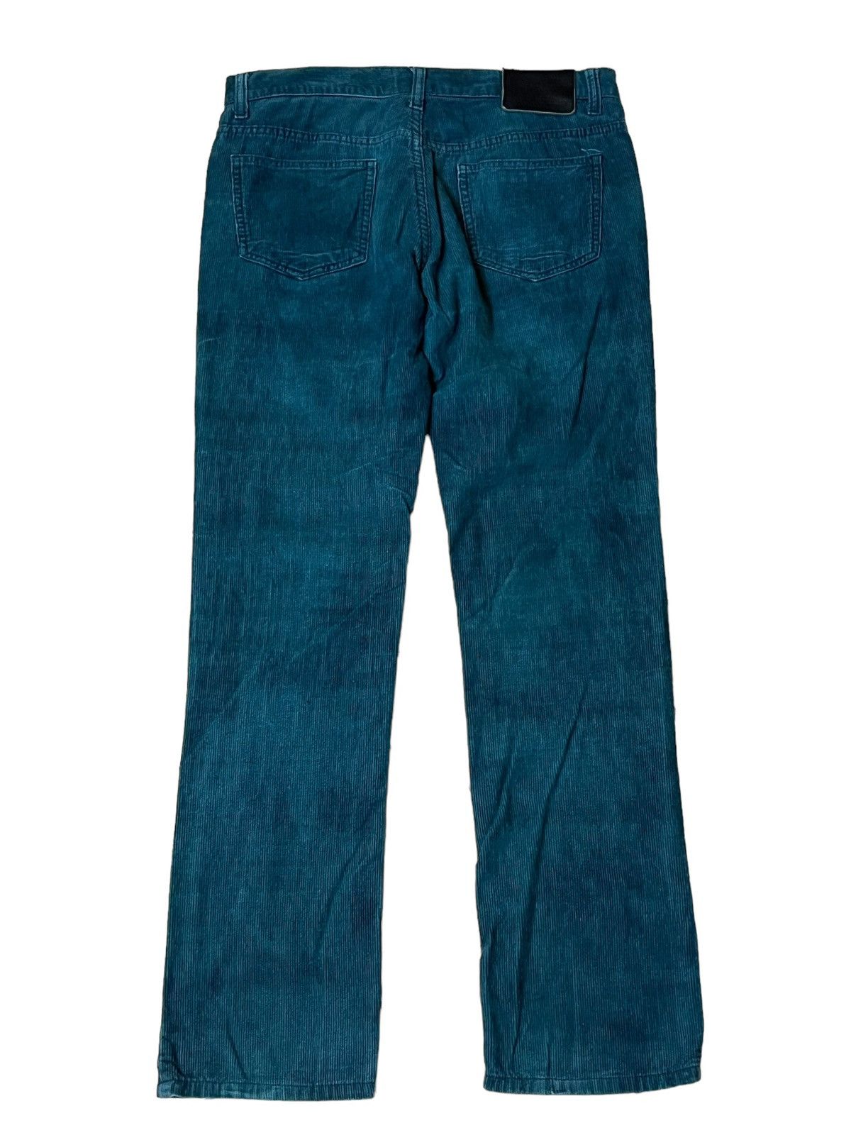 In The Attic IN THE ATTIC GREEN CORDUROY JEANS Size US 33 - 2 Thumbnail