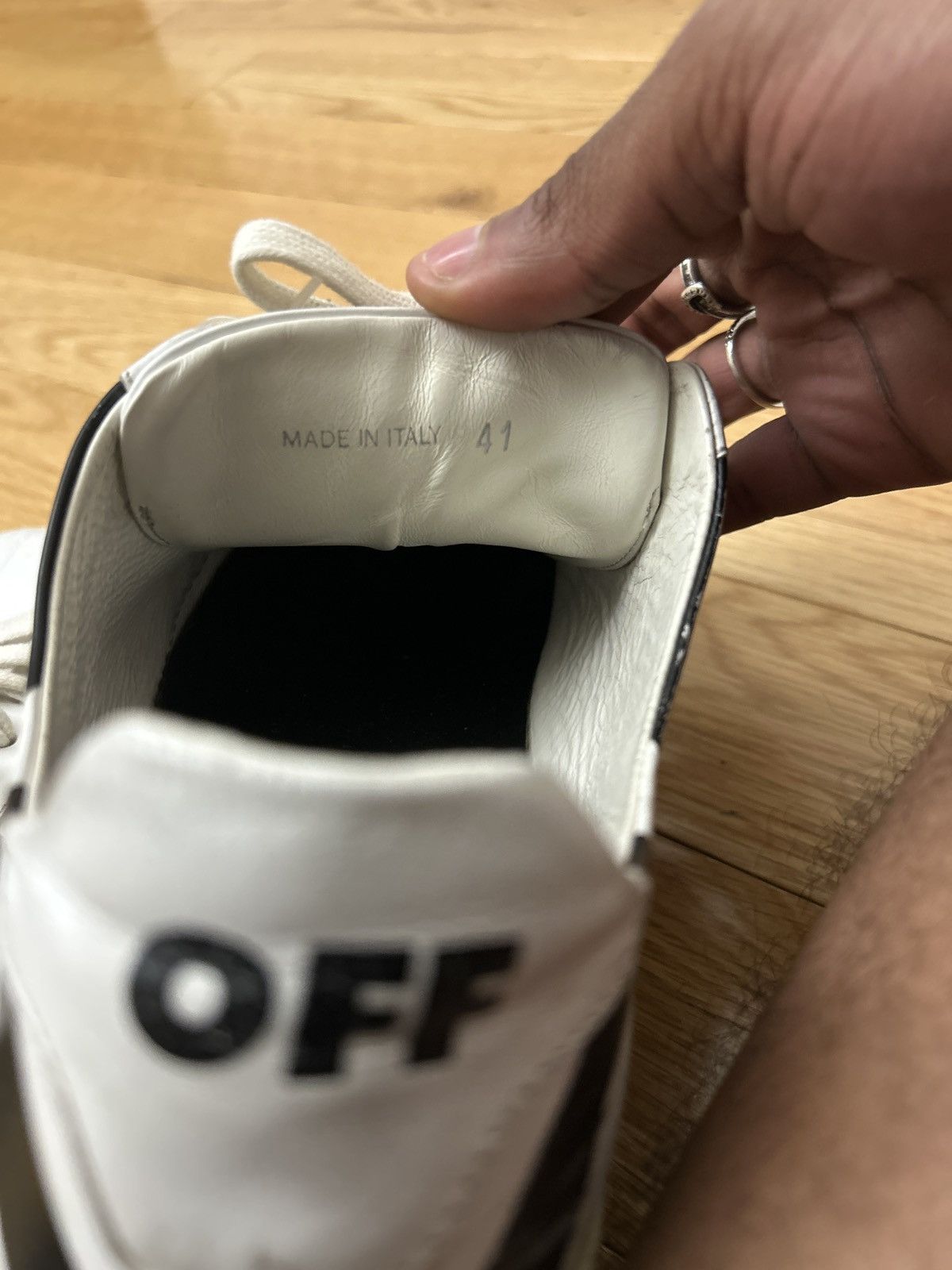Off-White × Virgil Abloh 2018 VIRGIL “ BLUE COLLAR “ Size US 8 / EU 41 - 1 Thumbnail