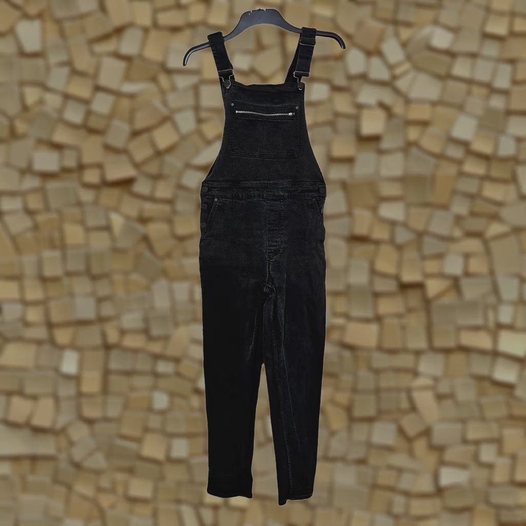 Whistles Whistles Denim Dungarees Black 27 Sleeveless Overalls Womens Regular Dungaree Cotton Blend Pockets Modern City 90s Theme Womens Size 27" / US 4 / IT 40 - 1 Thumbnail