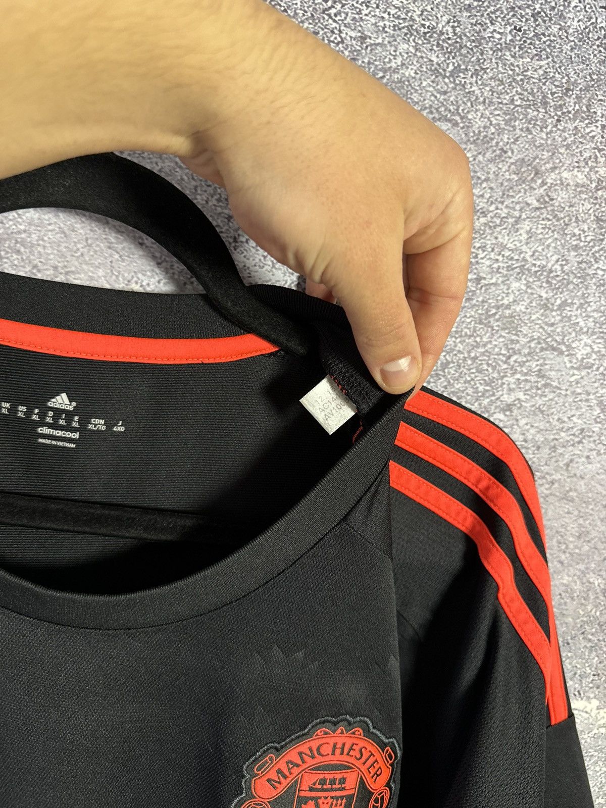 Adidas × Vintage Vintage Manchester United 2015/16 Adidas Jersey blokcore Size US XL / EU 56 / 4 - 10 Thumbnail