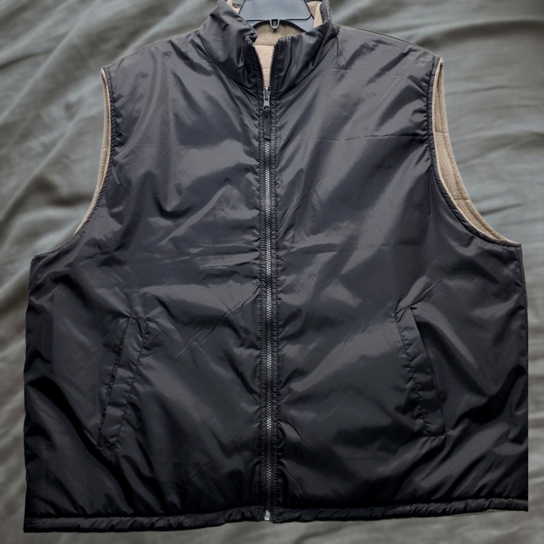 Architect Architect Weatherproof Reversible Vest Mens XXL Multicolor Fleece Full Zip Mock Neck Windbreaker Zip Pockets Casual Travel Size XXL Mens Size US XXL / EU 58 / 5 - 1 Thumbnail