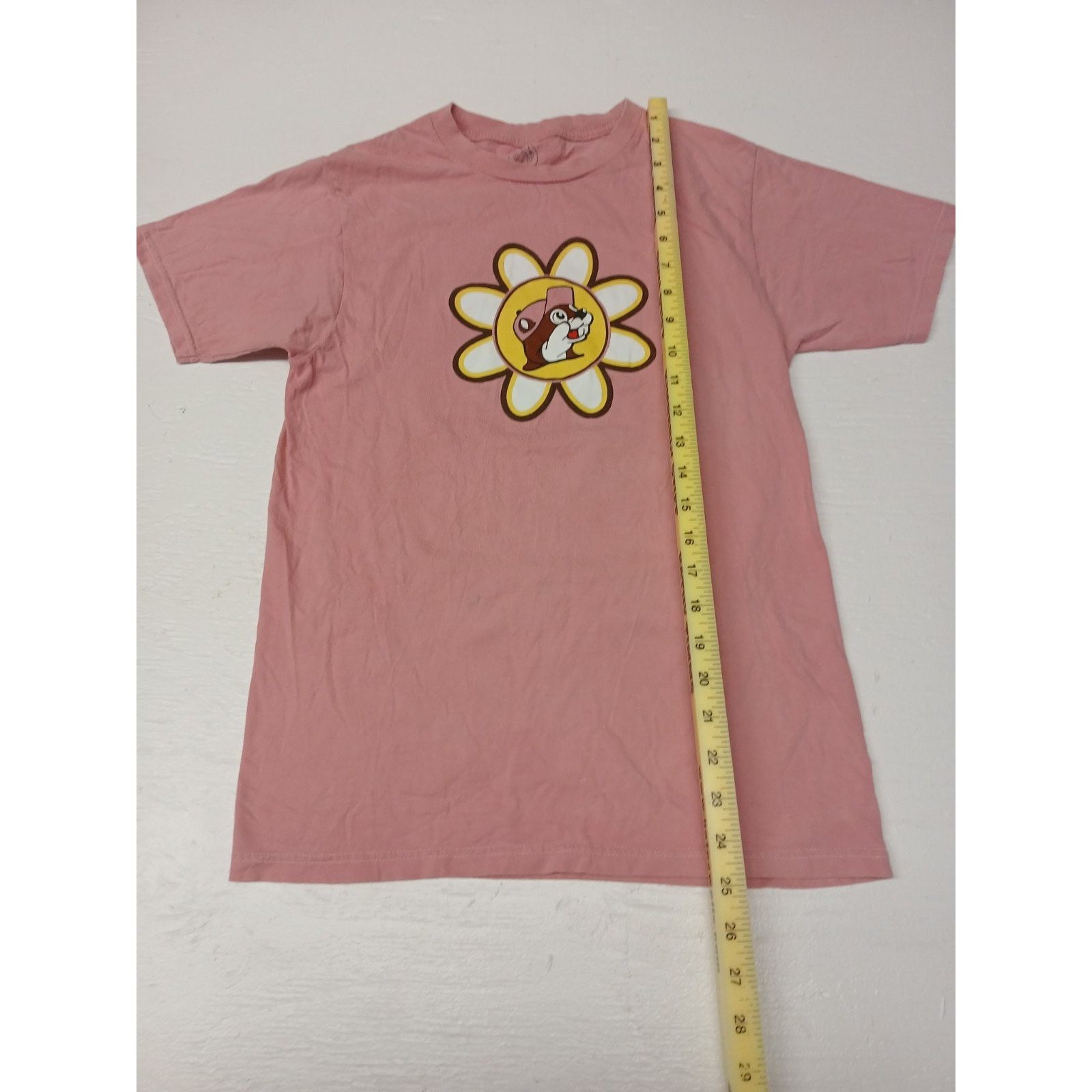& Other Stories Buc-ees Pink (Small) Relaxed Fit Cotton Tee Shirt Size S / US 4 / IT 40 - 2 Thumbnail