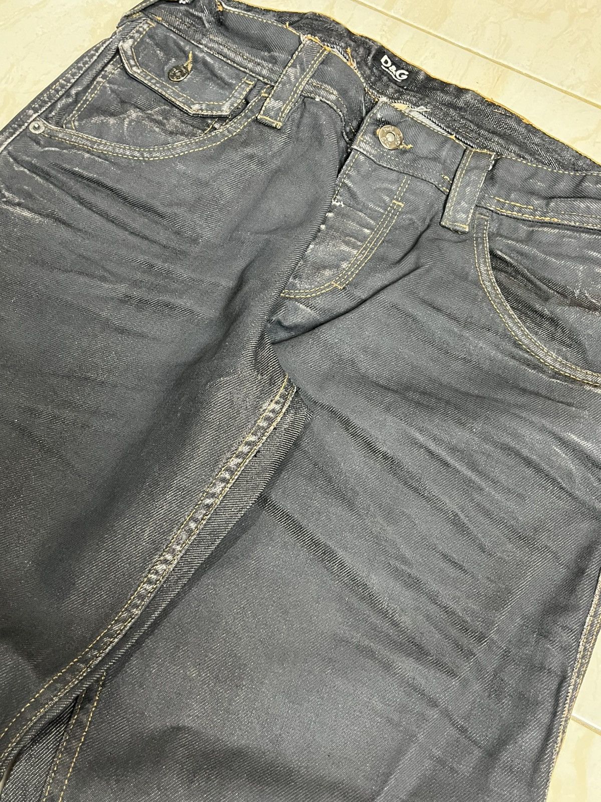Dolce & Gabbana Dolce & Gabbana Wax buckle pants Size US 32 / EU 48 - 6 Thumbnail