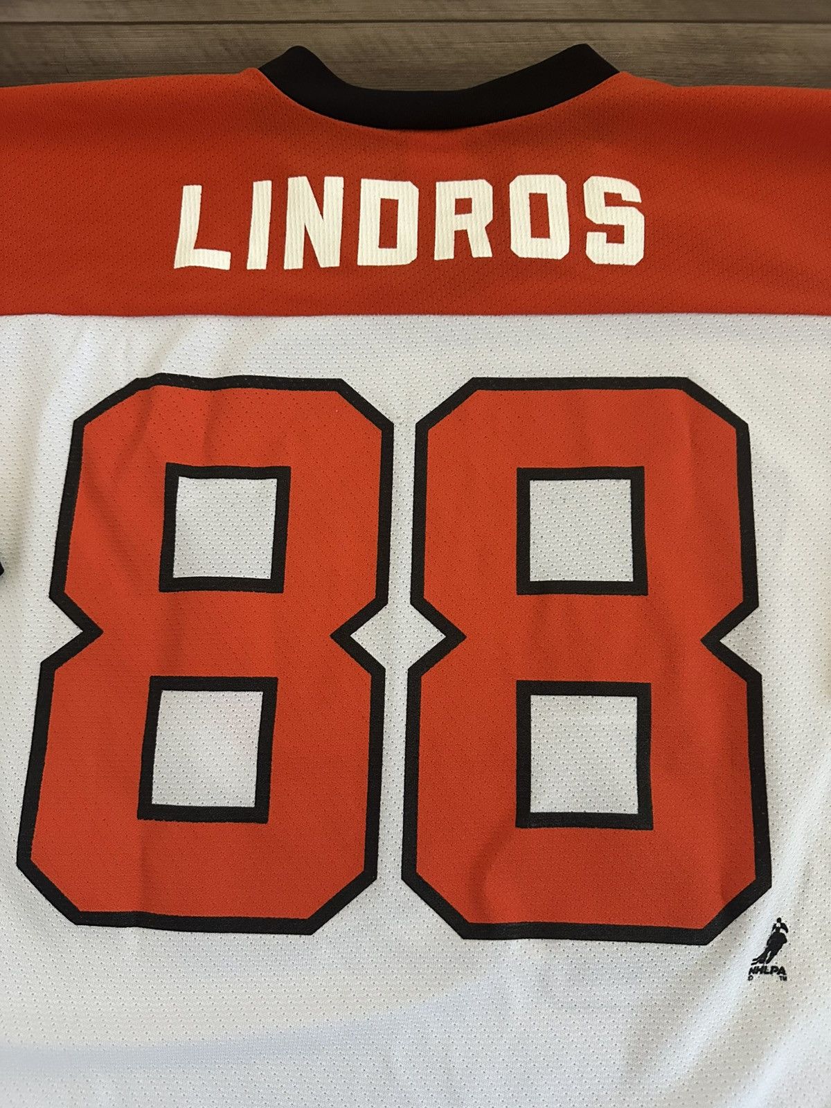 NHL Vintage 1990s Logo 7 Philadelphia Flyers NHL Lindros Jersey Size US XL / EU 56 / 4 - 3 Thumbnail
