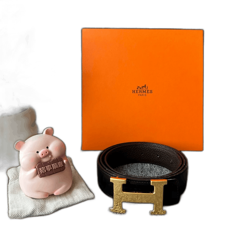 Hermes Hermes DoubleSided Smooth Buckle Belt-2506 Size ONE SIZE - 1 Thumbnail