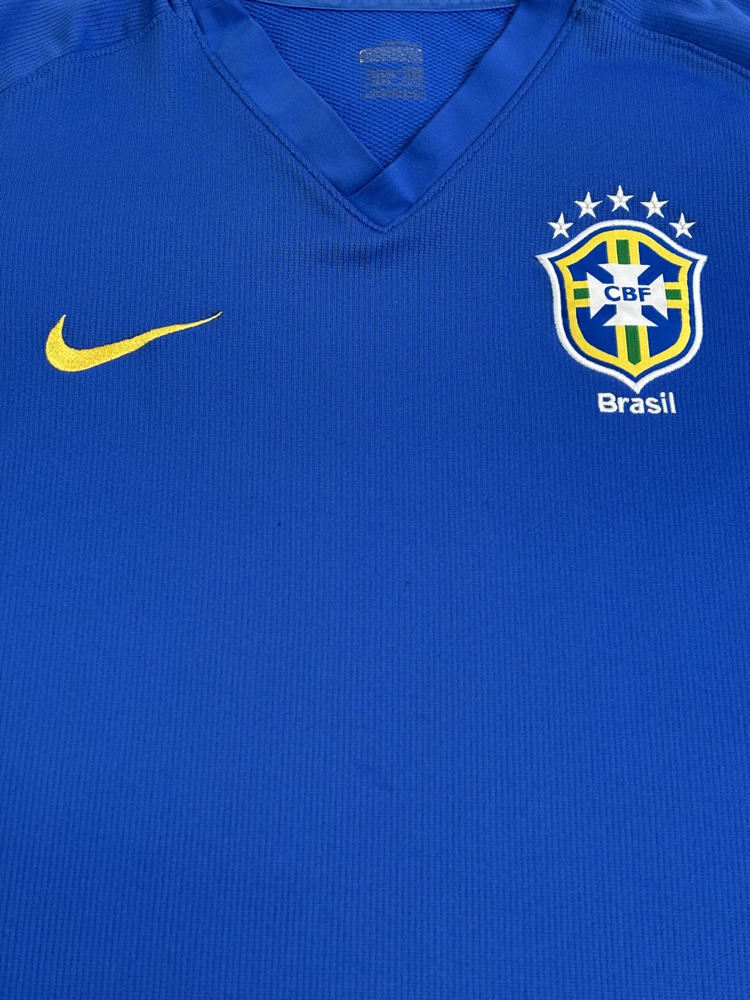Nike Brazil 2008 Away Nike Football Jersey Large Size US L / EU 52-54 / 3 - 7 Thumbnail